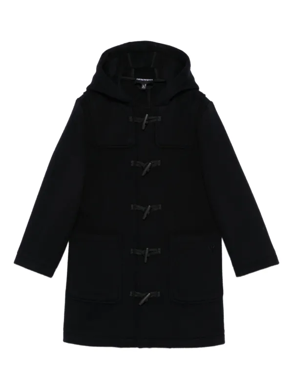 Emporio Armani Kids ダッフルコート | ブルー | FARFETCH JP