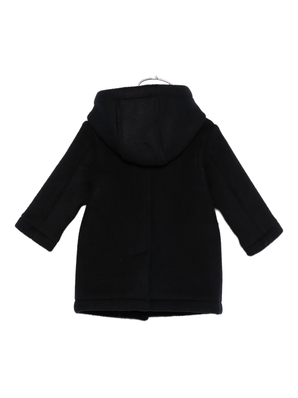Emporio Armani Kids hooded duffle coat Blauw
