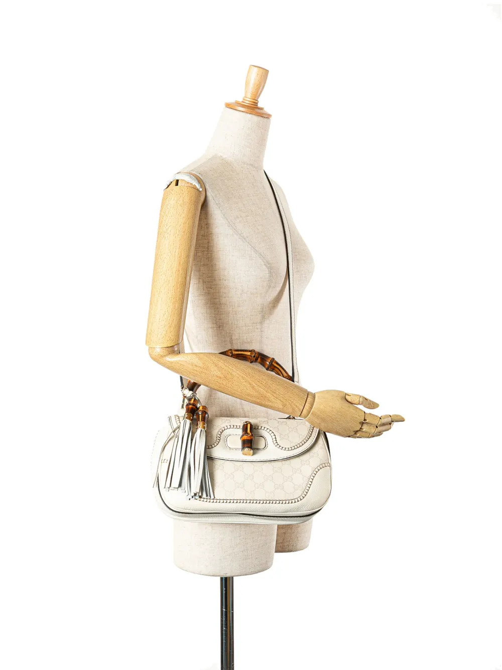 Gucci Pre-Owned 2000-2015 Medium GG Canvas New Bamboo satchel | Pre-Owned | Image 2
