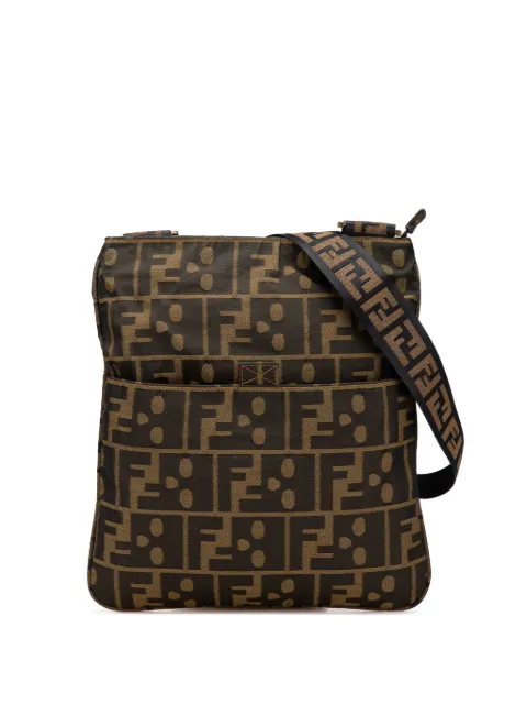 Fendi Pre-Owned 2010-2025 Zucca Canvas Skull crossbody bag