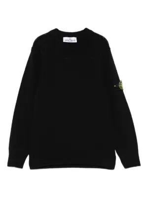 Stone Island Junior ロゴ スウェットシャツ | ピンク | FARFETCH JP