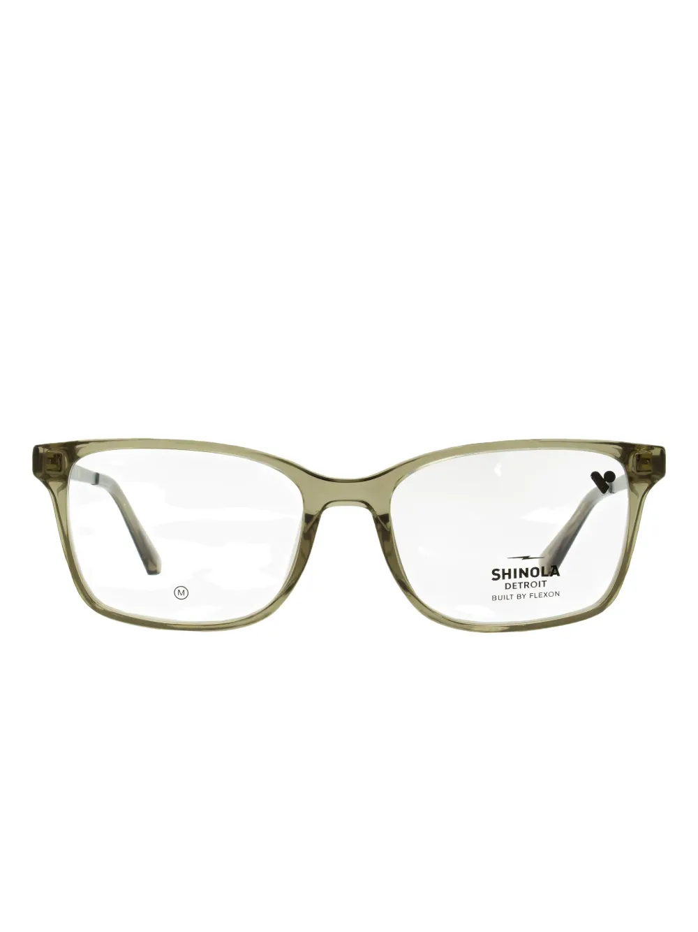 Shinola 37003 rectangle-frame glasses | Green | Image 1