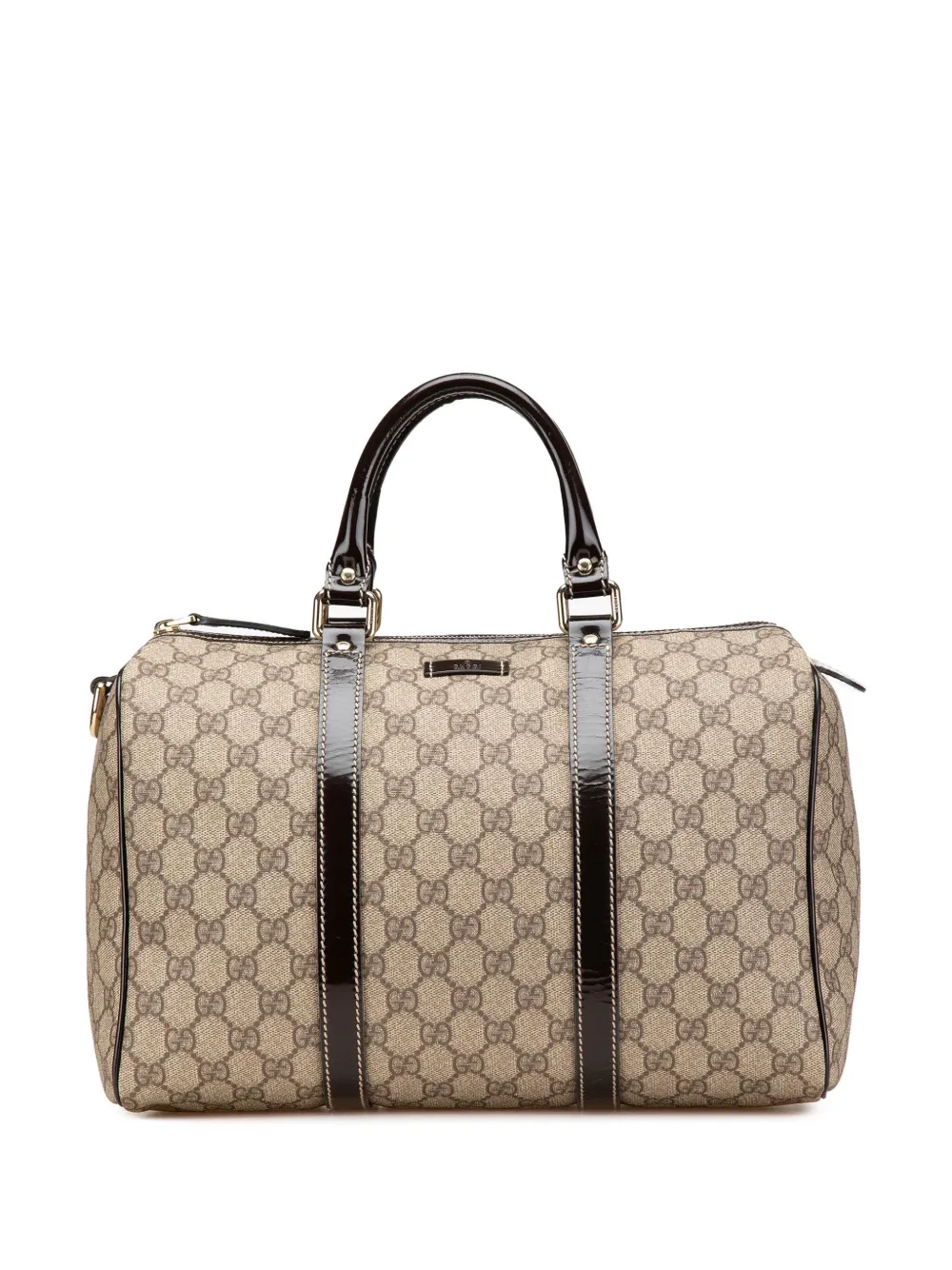 Gucci Pre-Owned 2000-2015 GGスプリーム ジョイ ボストンバッグ - ブラウン Gucci Pre-Owned 2000-2015 GGスプリーム ジョイ ボストンバッグ - ブラウン