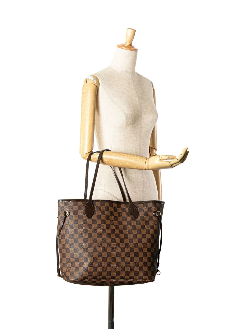 Louis Vuitton Pre-Owned 2008 Damier Ebene Neverfull MM tote bag | Pre-Owned | Image 2