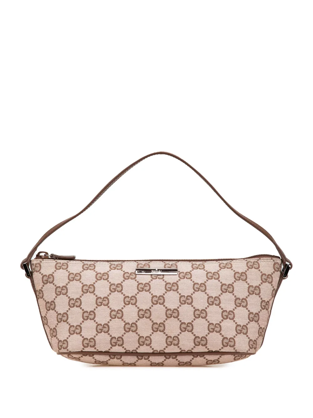 Gucci Pre-Owned 2000-2015 GG Canvas Boat shoulder bag | Brown | Image 1