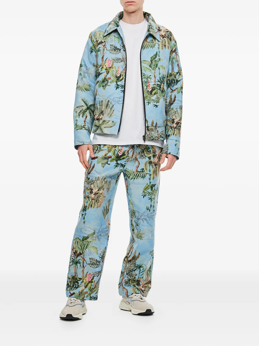 BACKSIDE CLUB floral-print zip-fastening jacket | Shirt Jackets | Image 2