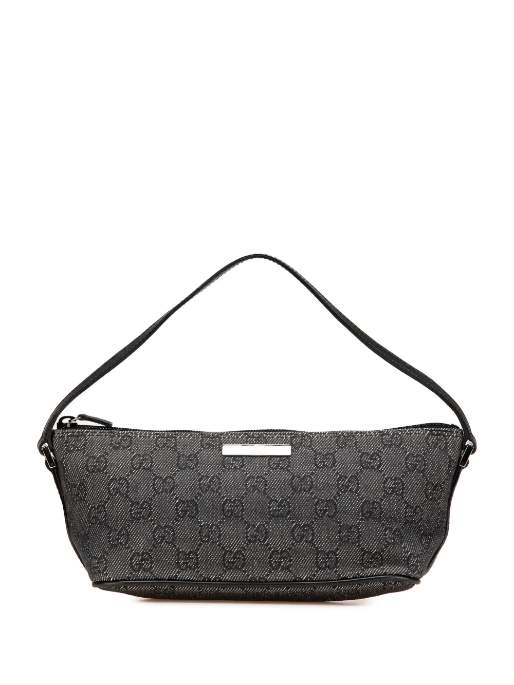 Gucci Pre-Owned 2000-2015 GG Denim Boat shoulder bag | Grey | Image 1