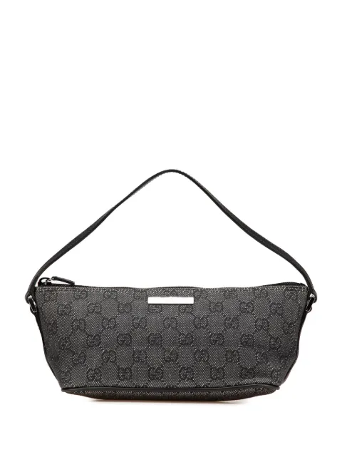 Gucci Pre-Owned 2000-2015 GG Denim Boat shoulder bag