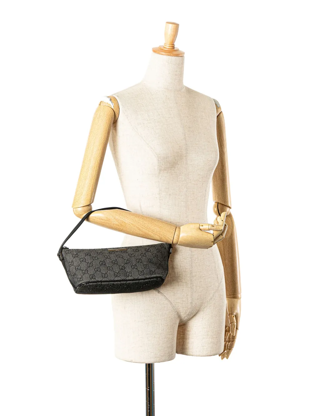 Gucci Pre-Owned 2000-2015 GG Denim Boat shoulder bag | Pre-Owned | Image 2