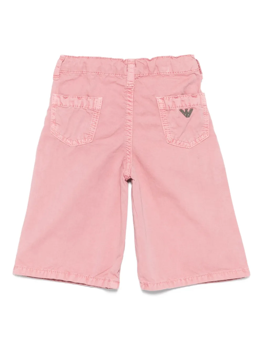 Emporio Armani Kids logo-plaque cotton trousers | Jeans | Image 2