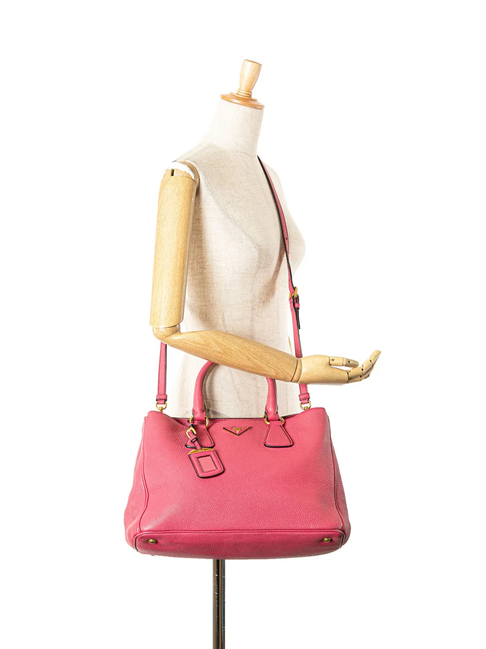 Prada Pre-Owned 2000-2024 Vitello Daino Open Convertible Tote satchel | Pre-owned | Image 2
