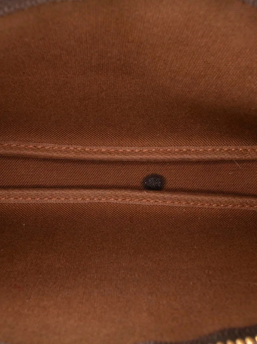 Pre-owned Louis Vuitton 2001 Monogram Pochette Accessoires Shoulder Bag In Brown