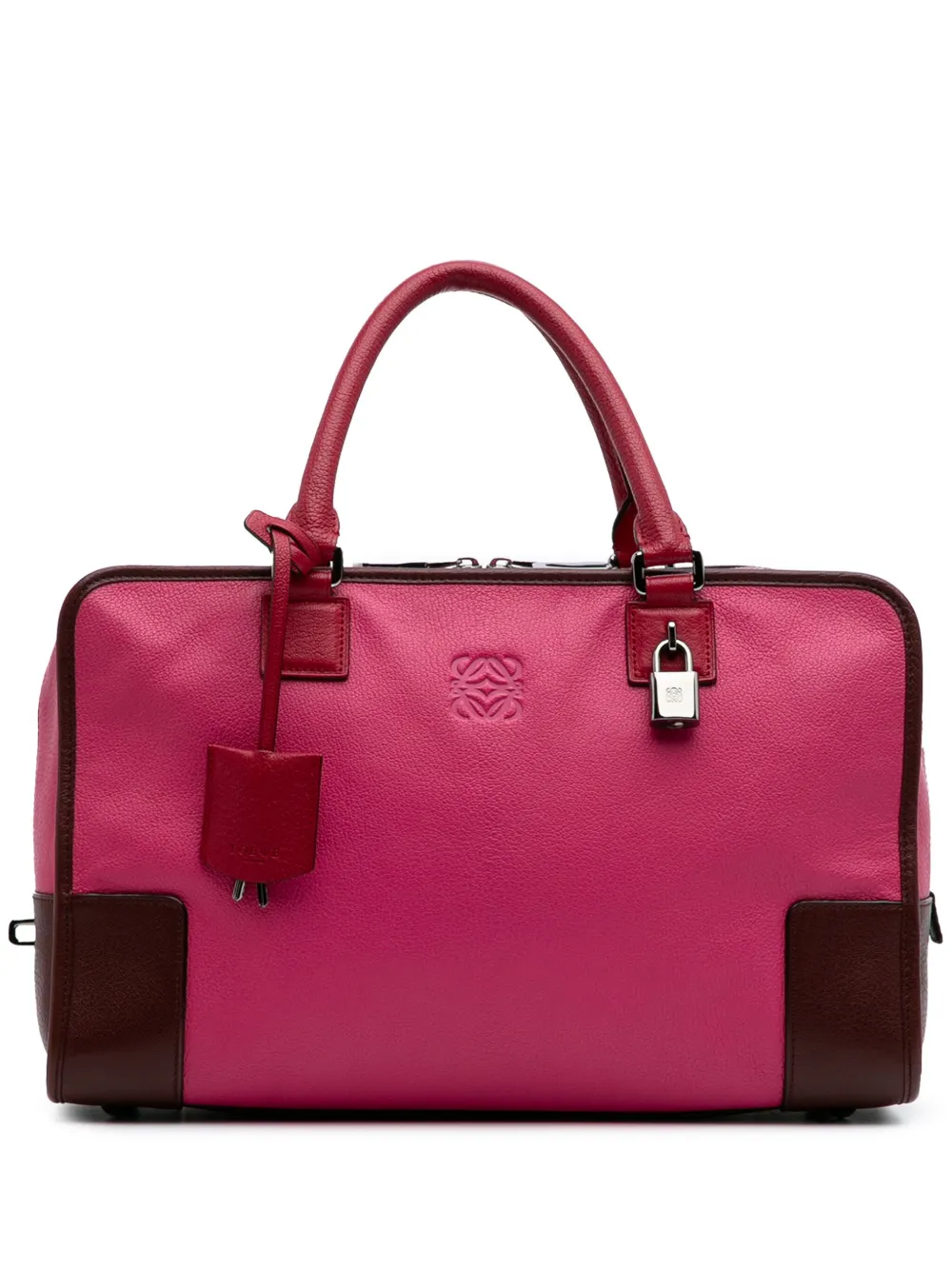 2012 Tricolor Leather Amazona 36 handbag