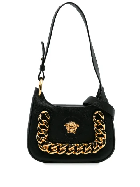 Versace Pre-Owned 2000-2025 Small Leather La Medusa Chain Hobo crossbody bag