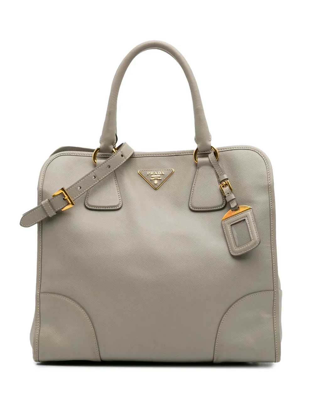 Prada Pre-Owned 2010-2024 Saffiano satchel | Grey | Image 1