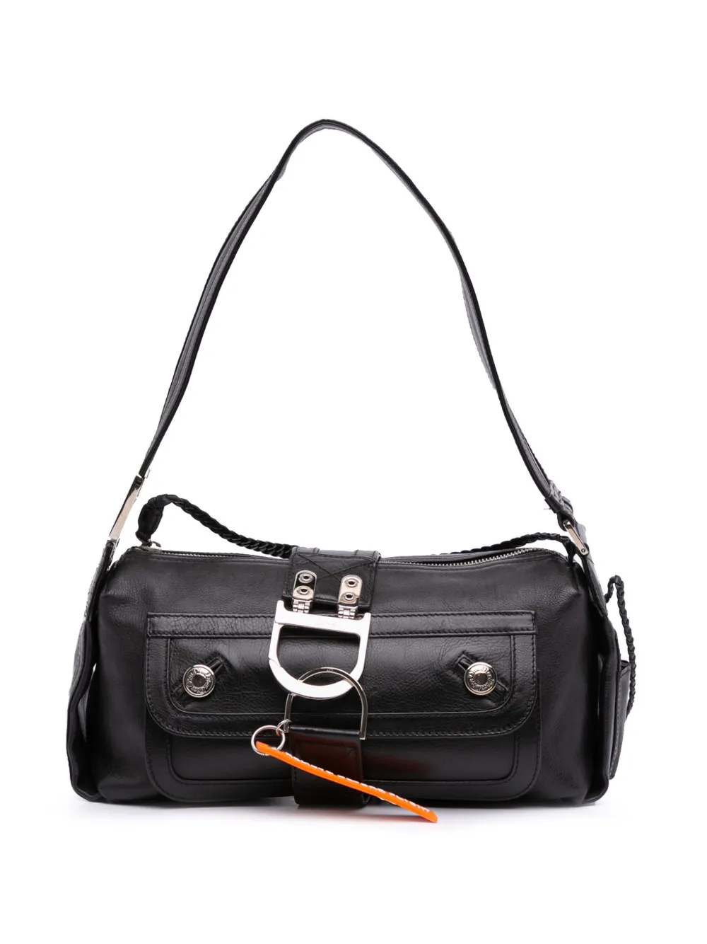 Christian Dior Pre-Owned bolso de hombro Leather Flight 2005 | negro | Image 1