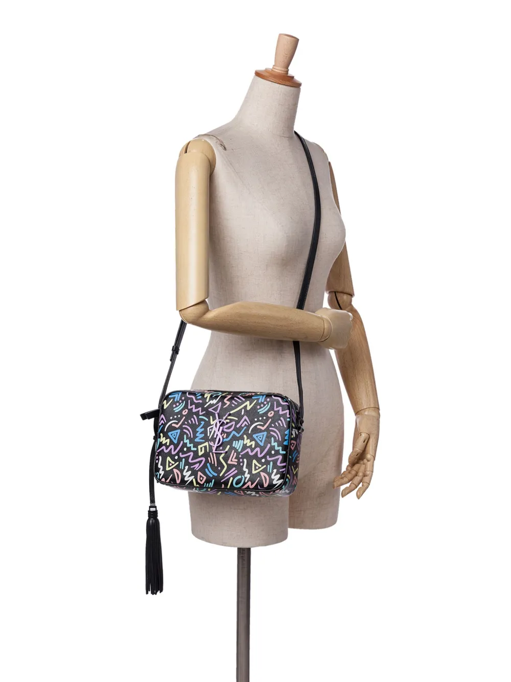 Saint Laurent Pre-Owned bandolera Grain de Poudre Monogram Graphic Print Lou Camera Bag mediana 2019 | Estilos de archivo | Image 2