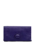 Bottega Veneta Pre-Owned 2012-2024 Nappa Intrecciato Turn Lock clutch bag - Purple