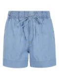 SoSUE elastic-waistband shorts - Blue