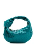 Bottega Veneta Pre-Owned 2012-2024 Mini Patent Intrecciato Jodie hobo bag - Blue