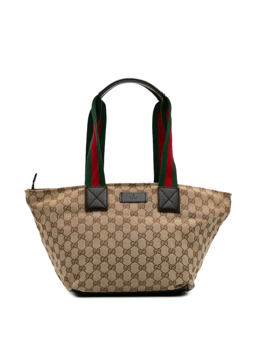 Gucci Pre-Owned 2000-2025 GG Canvas Web tote bag | Brown | Image 1