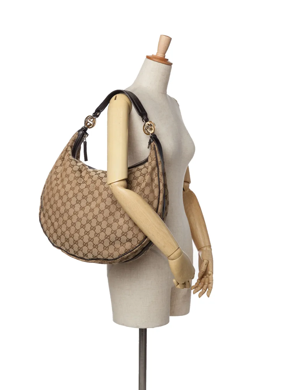 Gucci Pre-Owned 2016-2024 Large GG Canvas Twins hobo bag | Pre-Owned | Image 2