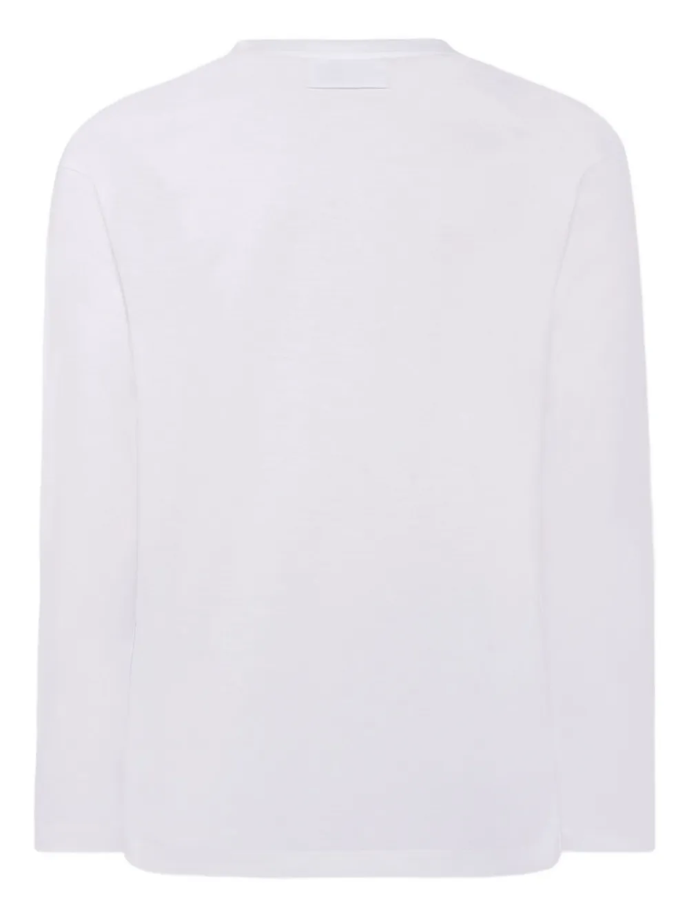 MM6 Maison Margiela Kids T-shirt met patch en lange mouwen Wit