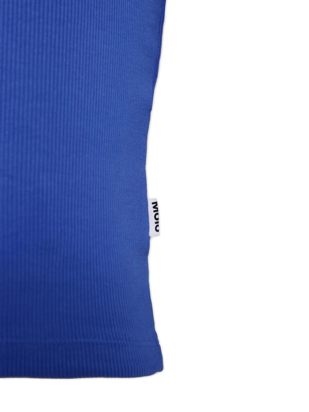 Molo Geribbeld T-shirt met pofmouwen Blauw