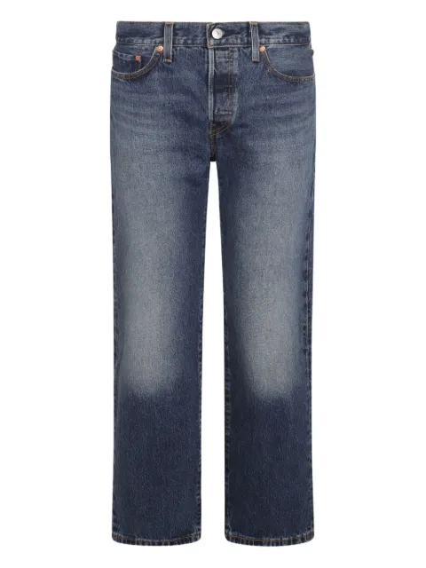 Levi's faded-effect straight-leg jeans