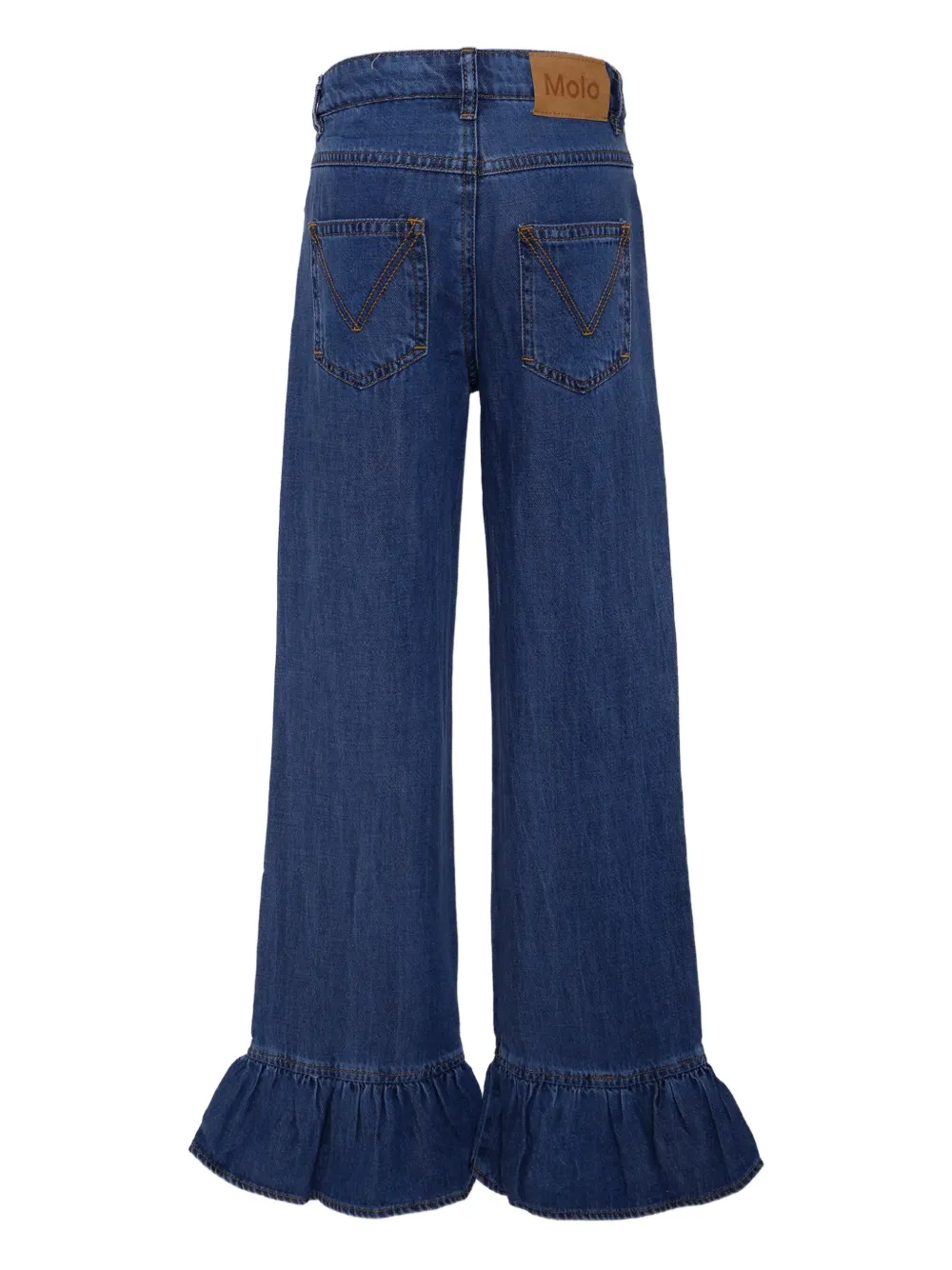 Molo Amara jeans met ruches Blauw