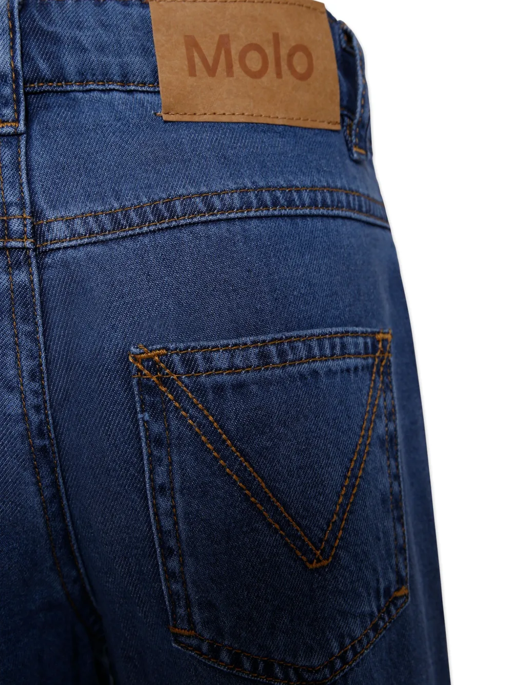 Molo Amara jeans met ruches Blauw