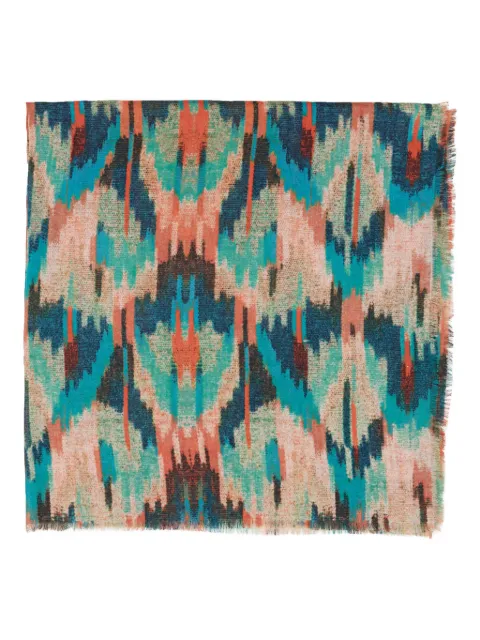 DEMIUR geometric-pattern scarf