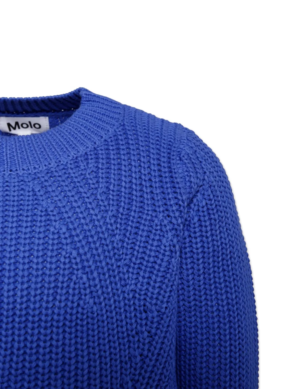 Molo Gillis grofgebreide trui Blauw