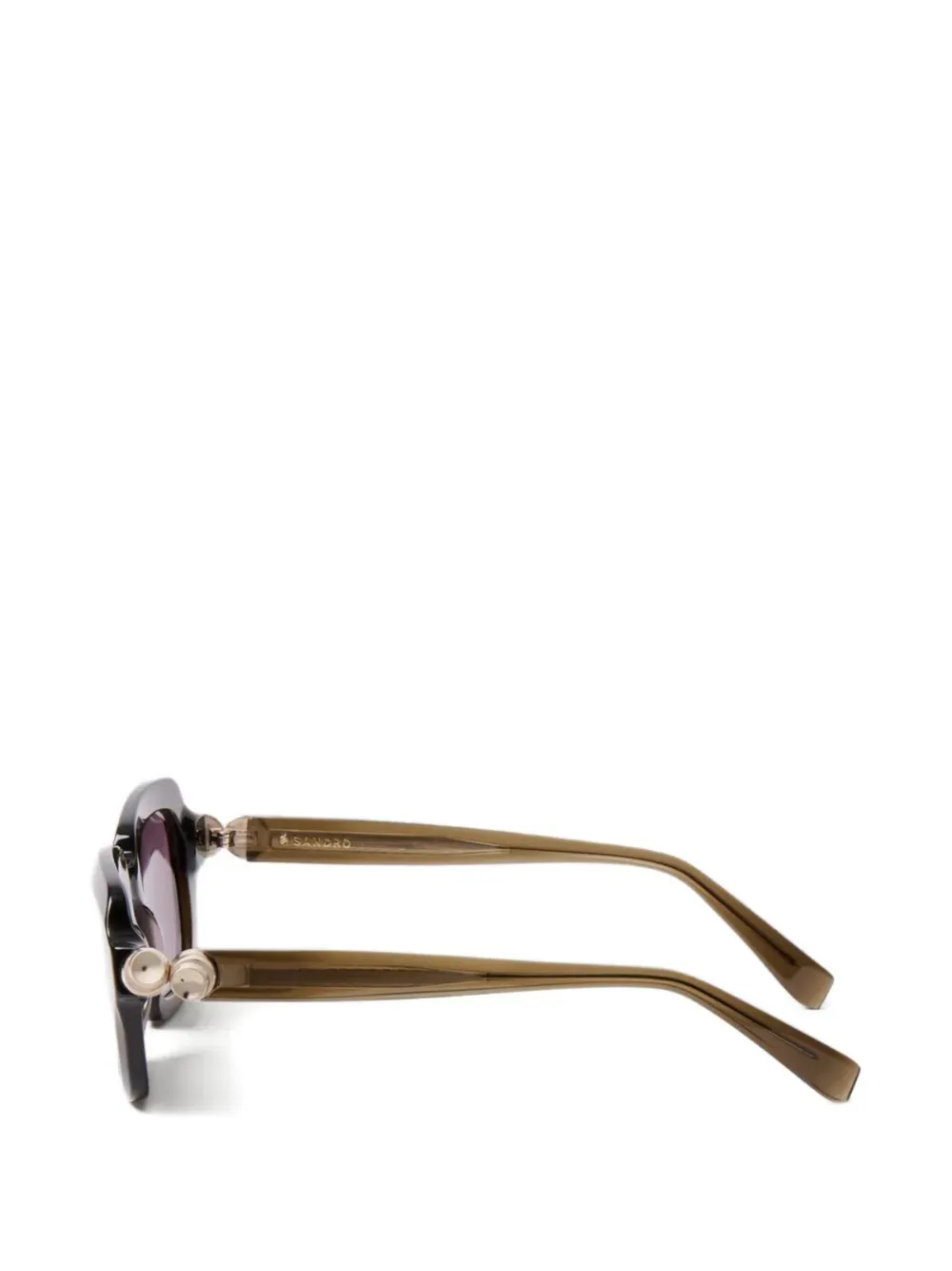  Sandro Gafas De Sol Con Montura Cuadrada - Verde 