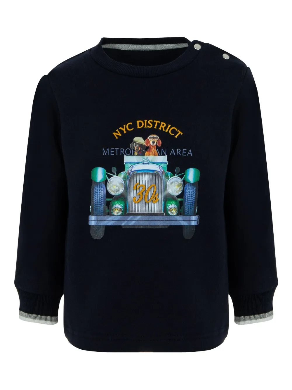 Lapin House Trainingspak met autoprint Zwart