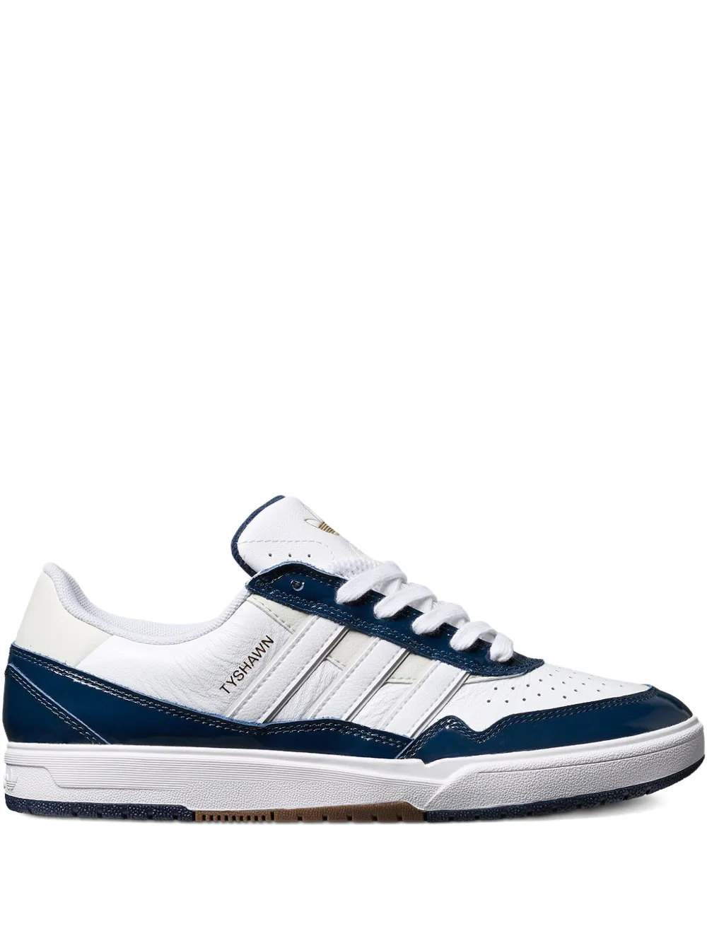 adidas Tyshawn II "Collegiate Navy" Sneakers - Weiß