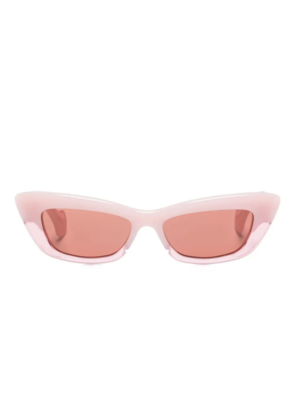 Aquazzura Riviera zonnebril met cat-eye montuur Roze
