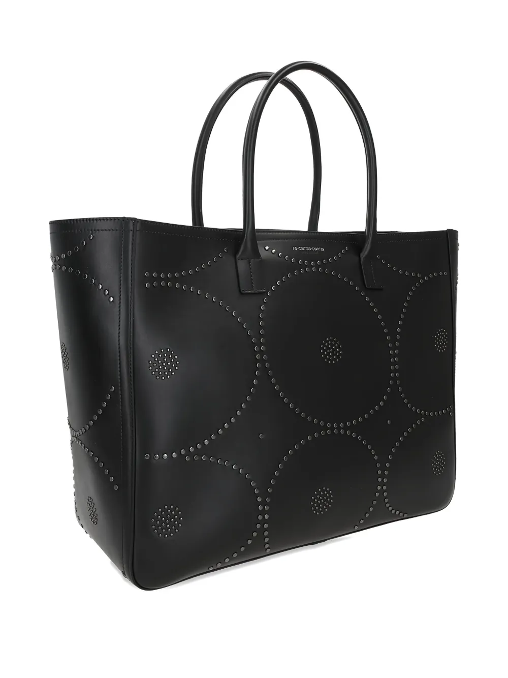 10 CORSO COMO Tresor grote leren shopper Zwart