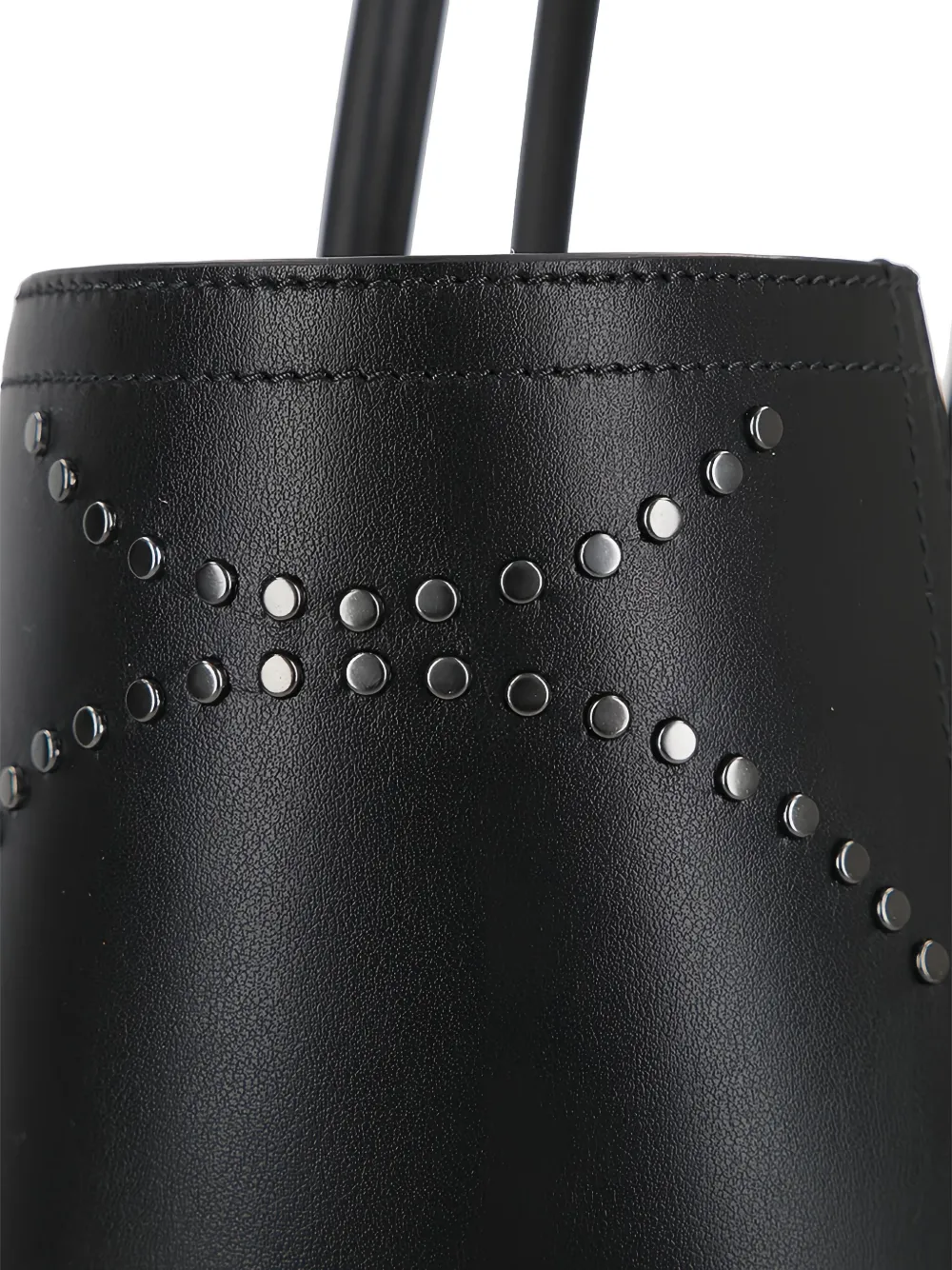 10 CORSO COMO Tresor grote leren shopper Zwart