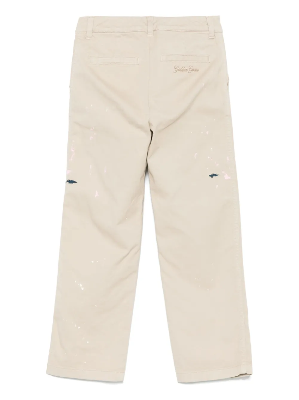 Golden Goose Kids paint-splatter trousers | Boys Chinos | Image 2