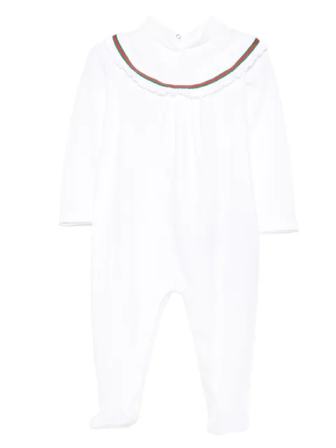 Gucci Kids Web stripe-trim pyjamas