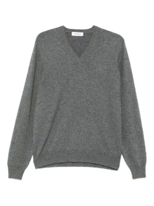 Gran Sasso Vネック セーター | ブラウン | FARFETCH JP