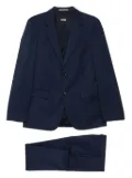 BOSS two-button wool suit - Blue