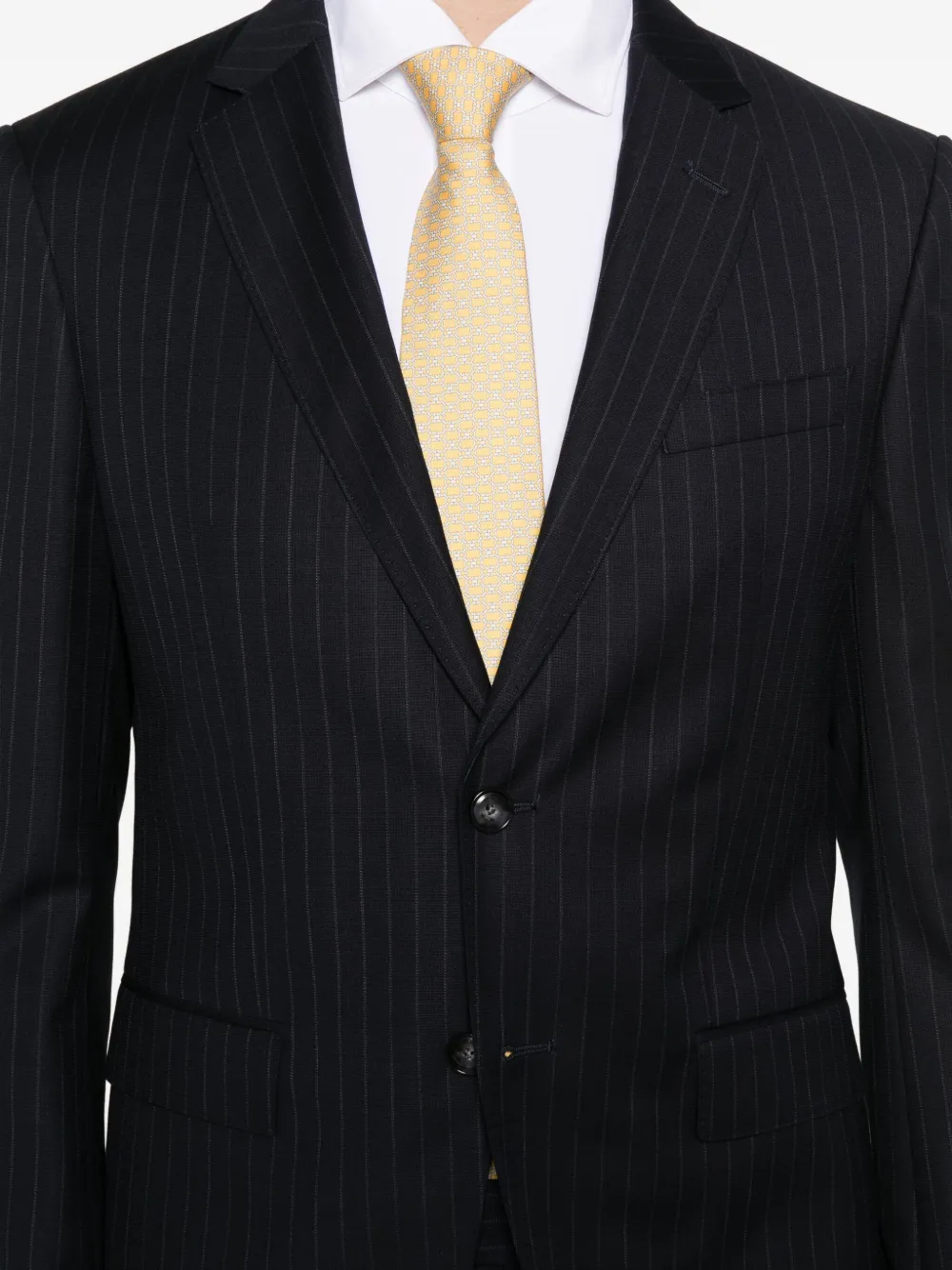 BOSS Pak met krijtstreep Blauw