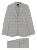 BOSS checked suit - Grey