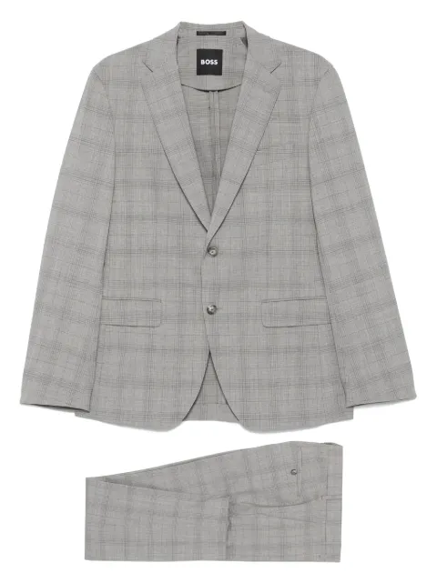 BOSS checked suit