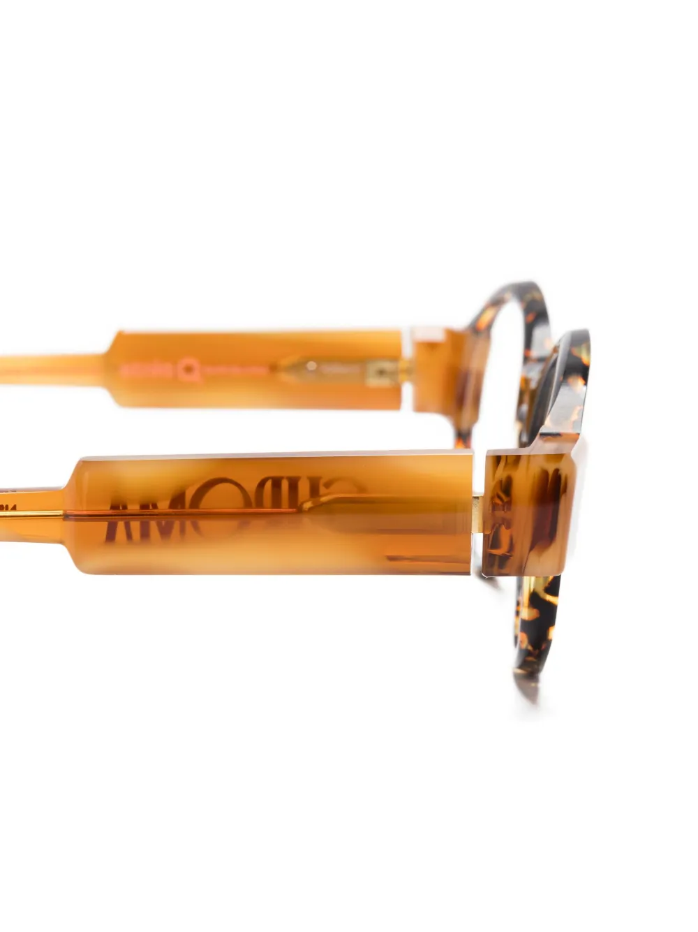 Etnia Barcelona tortoiseshell round-frame glasses Bruin