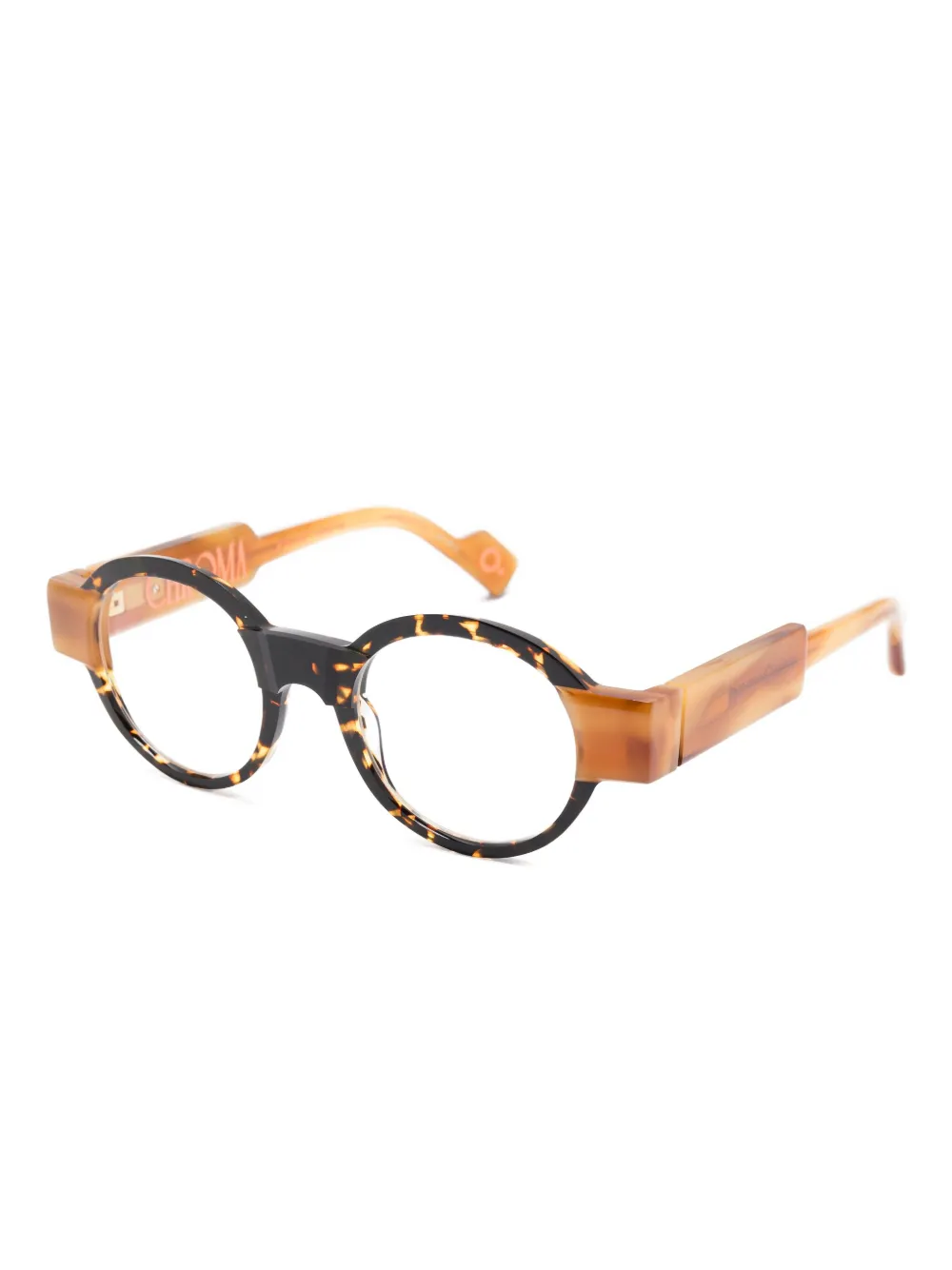 Etnia Barcelona tortoiseshell round-frame glasses Bruin