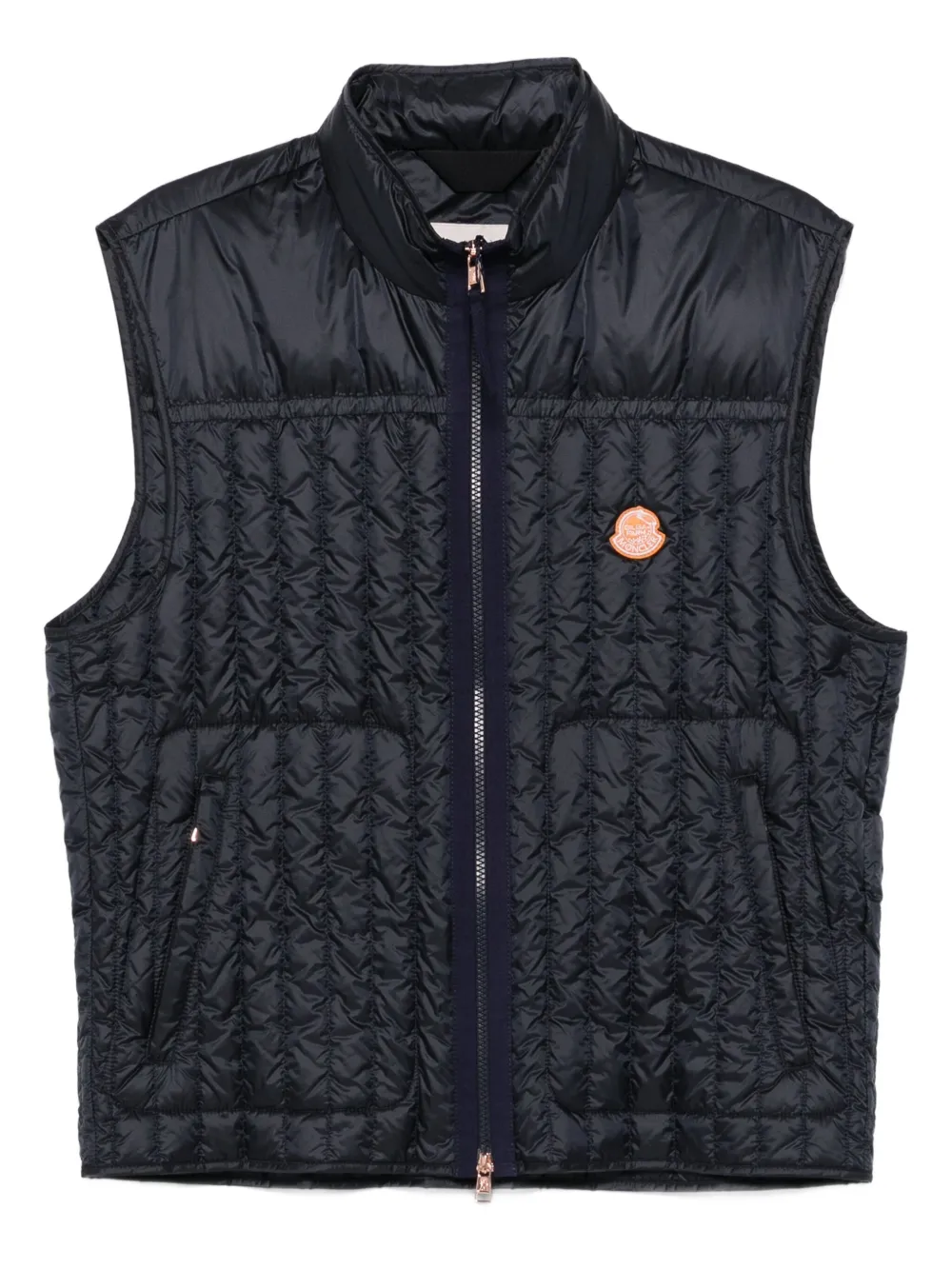 Moncler chaleco capitonado en colaboración con Gilga by Donald Glover | azul | Image 1