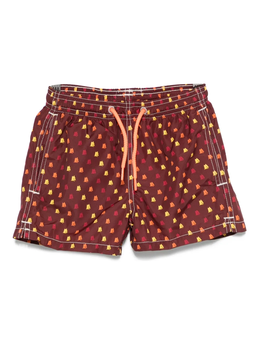 MC2 Saint Barth Kids logo-print swim shorts Bruin